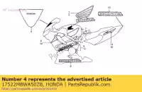 17522MBWA50ZB, Honda, geen beschrijving beschikbaar op dit moment honda cbr 600 2005, Nieuw