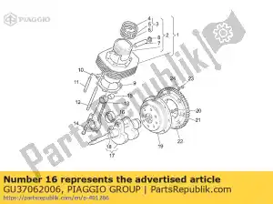 Piaggio Group GU37062006 met halve schaal 0,254 mm - Onderkant