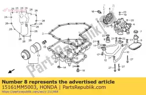 Honda 15161MM5003 chain, oil pump (62l) - Bottom side