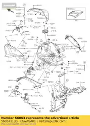 Qui puoi ordinare segno, accensione zr800ads da Kawasaki , con numero parte 560541133: