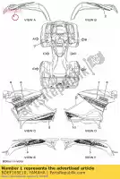 BDEF165E10, Yamaha, graphic, front yamaha yfm700fapsel grey grizzly 700 ps auto 4wd special edition , New