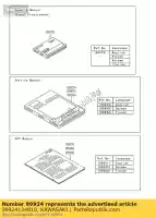 99924134810, Kawasaki, manuale di servizio, kvf650def kvf65 kawasaki kvf 650 2005 2006 2007 2008 2009 2010 2011, Nuovo