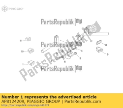 Aprilia AP8124209, Przycisk klaksonu, OEM: Aprilia AP8124209