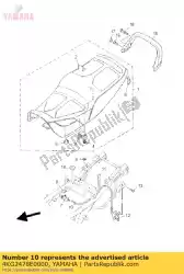 Qui puoi ordinare cavo, blocco sedile da Yamaha , con numero parte 4KG2478E0000: