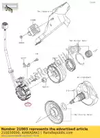 210030090, Kawasaki, statore klx450a9f kawasaki  klx 450 2008 2009 2010 2011 2012 2013 2014 2015 2016 2017 2018 2019 2020 2021, Nuovo