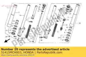 Honda 51415MCH003 bush, slider - Bottom side