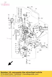 Aqui você pode pedir o jato (# 90) em Yamaha , com o número da peça 3TJ1494F2300:
