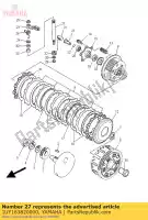 1UY163820000, Yamaha, Axle, push lever yamaha yfm 350 2000 2001 2002 2003 2004 2005 2006 2007 2008 2009 2010 2011 2012 2013, New