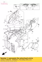 1DX217100000, Yamaha, couvercle latéral 1 yamaha wr 450 2012 2013 2014 2015, Nouveau