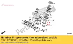 Here you can order the dust seal, steering head from Honda, with part number 53214200000: