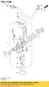 Suzuki 1511405H00 drut, ziemia - Dół