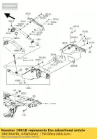 180180048, Kawasaki, plaque de protection contre la chaleur kawasaki klx dtracker d  c tracker 125 klx125 , Nouveau