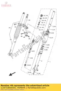 yamaha 1C6F33890000 przewodnik, kabel - Dół