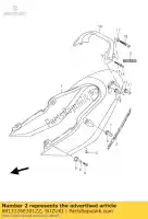 6813126E301ZZ, Suzuki, emblema, assento tai suzuki gsf bandit s  su u gsf600ns 600 , Novo