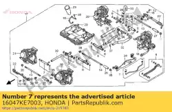 Aquí puede pedir conjunto conjunto, combustible de Honda , con el número de pieza 16047KE7003: