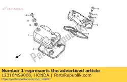 Here you can order the cover,fr. Cylinder from Honda, with part number 12310MS9000: