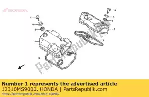 Honda 12310MS9000 cover,fr.cylinder - Bottom side