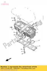 Aquí puede pedir cilindro de Yamaha , con el número de pieza 49A113100100: