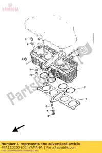 Yamaha 49A113100100 cilindro - Il fondo