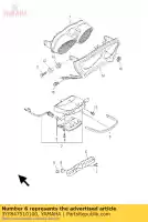 3YF847510100, Yamaha, colchete, licença yamaha dt fzr gts tdm tdr trx tzr xj xjr xt xtz xv xvs yzf yzf r 125 250 535 600 650 660 750 850 900 1000 1100 1200 1300 1991 1992 1993 1994 1995 1996 1997 1998 1999 2000 2001 2002 2003 2004 2005 2006 2007 2008 2009 2010 2011, Novo