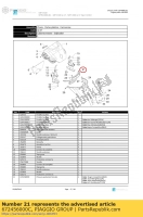 672456000C, Aprilia, carénages arrière fermeture, Nouveau