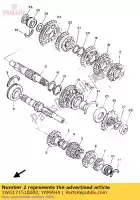 1WG171510000, Yamaha, versnelling, 5e rondsel yamaha fzr fzrrr 400, Nieuw