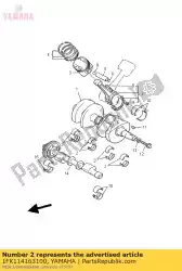 Tutaj możesz zamówić ? O? Ysko p? Askie, wa? Korbowy 1 od Yamaha , z numerem części 1FK114163100: