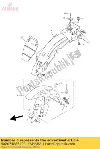 yamaha 902674885400 rivet,blind - Bottom side