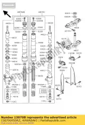 Ici, vous pouvez commander le guide, protecteur, rh, blanc auprès de Kawasaki , avec le numéro de pièce 130700050RZ: