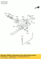 92033S071, Kawasaki, pier?cie? zatrzaskowy ksf400a6f kawasaki kfx klv 400 1000 2004 2005, Nowy