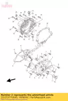 2JX153770000, Yamaha, guide, entrée yamaha tw 125 200 1989 1999 2000 2001 2002 2003 2004, Nouveau