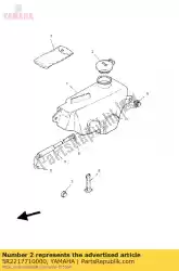 Qui puoi ordinare corpo, cappuccio da Yamaha , con numero parte 5R2217710000: