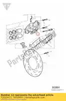 T2025415, Triumph, beugel remklauw voorzijde triumph adventurer > 71698 adventurer 71699 > bonneville & bonneville t100 carbs legend tt thunderbird 790 844 885 1995 1996 1997 1998 1999 2000 2001 2002 2003 2004 2005 2006, Nieuw