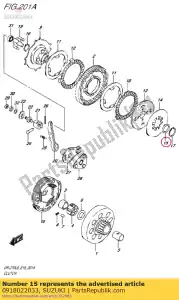 suzuki 0918022033 espaciador, 22x28x4 - Lado inferior