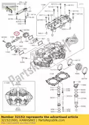 Here you can order the pipe,air suction valv ej650-a1 from Kawasaki, with part number 321521900: