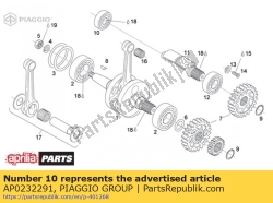 Aprilia AP0232291, Rodamiento 6302, OEM: Aprilia AP0232291