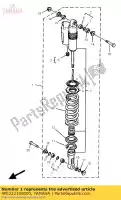 4PE222100000, Yamaha, shock absorber assy, rear yamaha yz yzlc 125, New