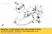 32410MCWD00, Honda, cable, starter motor honda vfr 800 2002 2003 2004 2005 2006 2007 2008 2009 2010, New