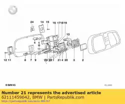 Qui puoi ordinare simbolo di controllo - gelb da BMW , con numero parte 62111459642: