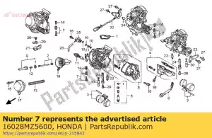 honda 16028MZ5600 screw set - Bottom side