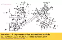 53150MT3010ZA, Honda, Couverture, r. poignée inférieure * nh285 * (nh285 gusto grey) honda st 1100 1990 1991 1992 1993 1994, Nouveau