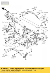 Here you can order the boss vn2000-a1h from Kawasaki, with part number 130610060: