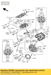 Here you can order the ring-o,14. 8x1. 9 from Kawasaki, with part number 920550005: