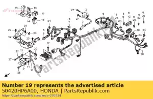 Honda 50420HP6A00 caja, ecu - Lado inferior