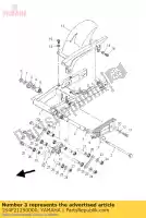 1S4F21290000, Yamaha, deksel, stuwkracht 2 yamaha ybr 250 2007 2009 2011, Nieuw