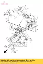 Aqui você pode pedir o conjunto do corpo do acelerador em Yamaha , com o número da peça 5YU137500200: