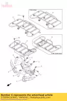 37SF84150000, Yamaha, amortisseur 1 yamaha  yfm 450 2009 2010 2011 2012 2013 2014 2015 2016 2018 2019 2020 2021, Nouveau