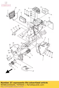 yamaha 904802056600 oeillet (4bh) - La partie au fond