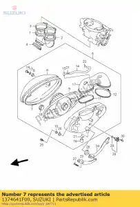 Suzuki 1374641F00 junta - Lado inferior