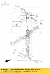 Ici, vous pouvez commander le collier, distance auprès de Yamaha , avec le numéro de pièce 17D222530000: